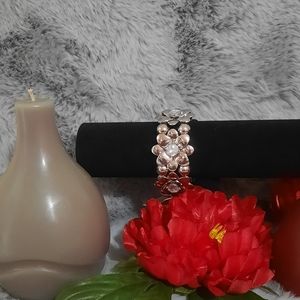 Floral Silver Bracelet